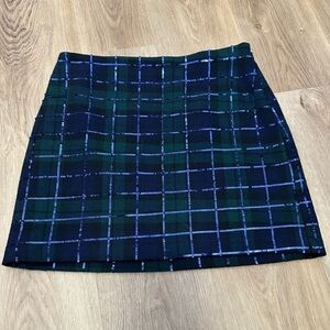 Vineyard Vines Blue Plaid with Sequin Detail size 4